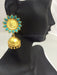antique coin jewelry earrings traditional wear