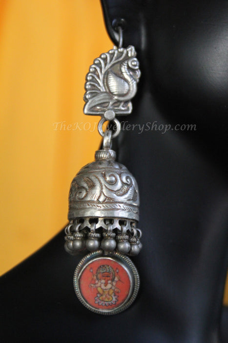 ganesh jhumkas silver jewellery online shopping