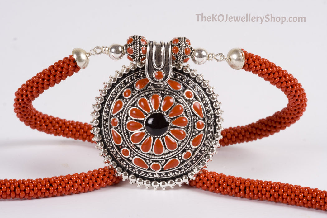 The Silver Lasya Necklace - KO Jewellery