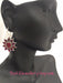 Sterling silver ruby studded vasuka earring buy online