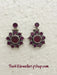 pure silver ruby earrings festive collection