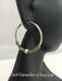 Hand crafted silver hoop earrings light weight