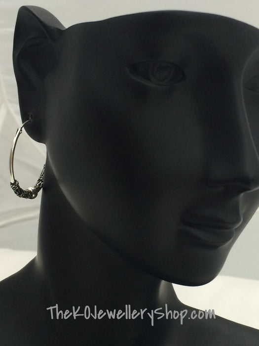 Buy online silver hoop earrings for women