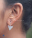 925 silver mother of pearl earrings office jewellery