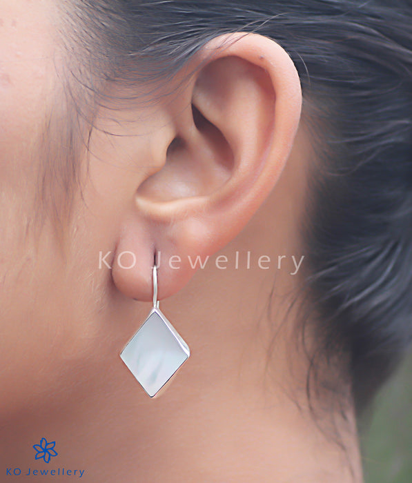 Mother of pearl quality jewellery pure silver earrings