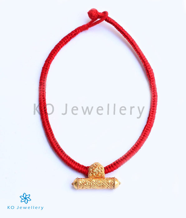 The Tanika Silver Rope Necklace(Red)