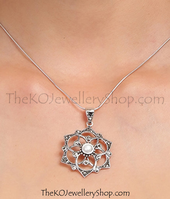 925 sterling silver pendant set jewellery for women
