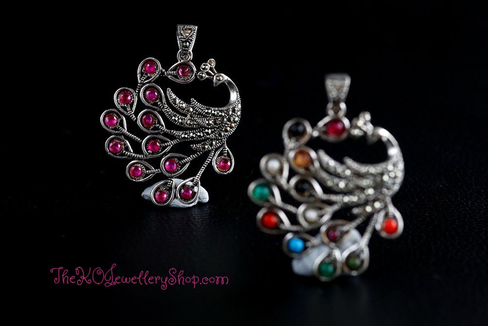 The Neelakanta Pendant - Pink - KO Jewellery