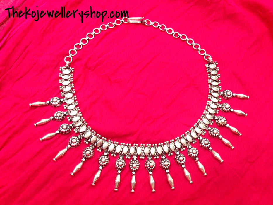 The Trishna Silver Necklace - KO Jewellery