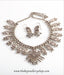 Online shopping pure silver necklace with pair of earrings for women 