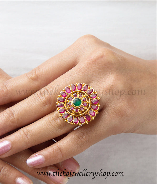 India shopping online silver gold plated finger ring