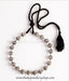 temple jewellery silver beads small necklace shop online.
