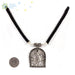 The Silver Laxmi Necklace -Black - KO Jewellery