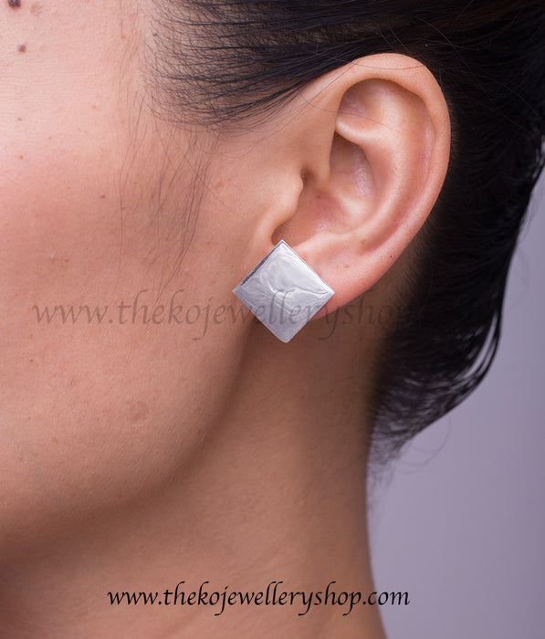 925 sterling silver ear studs for women