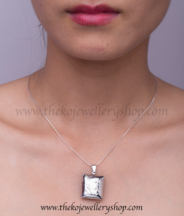 Online shopping pure silver pendant for women