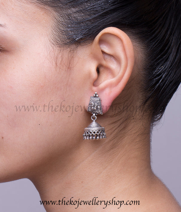 exclusive collection silver jhumka for women shop online