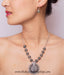 office wear pure silver necklace set buy online