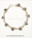 Online shopping pure silver om bracelet for women